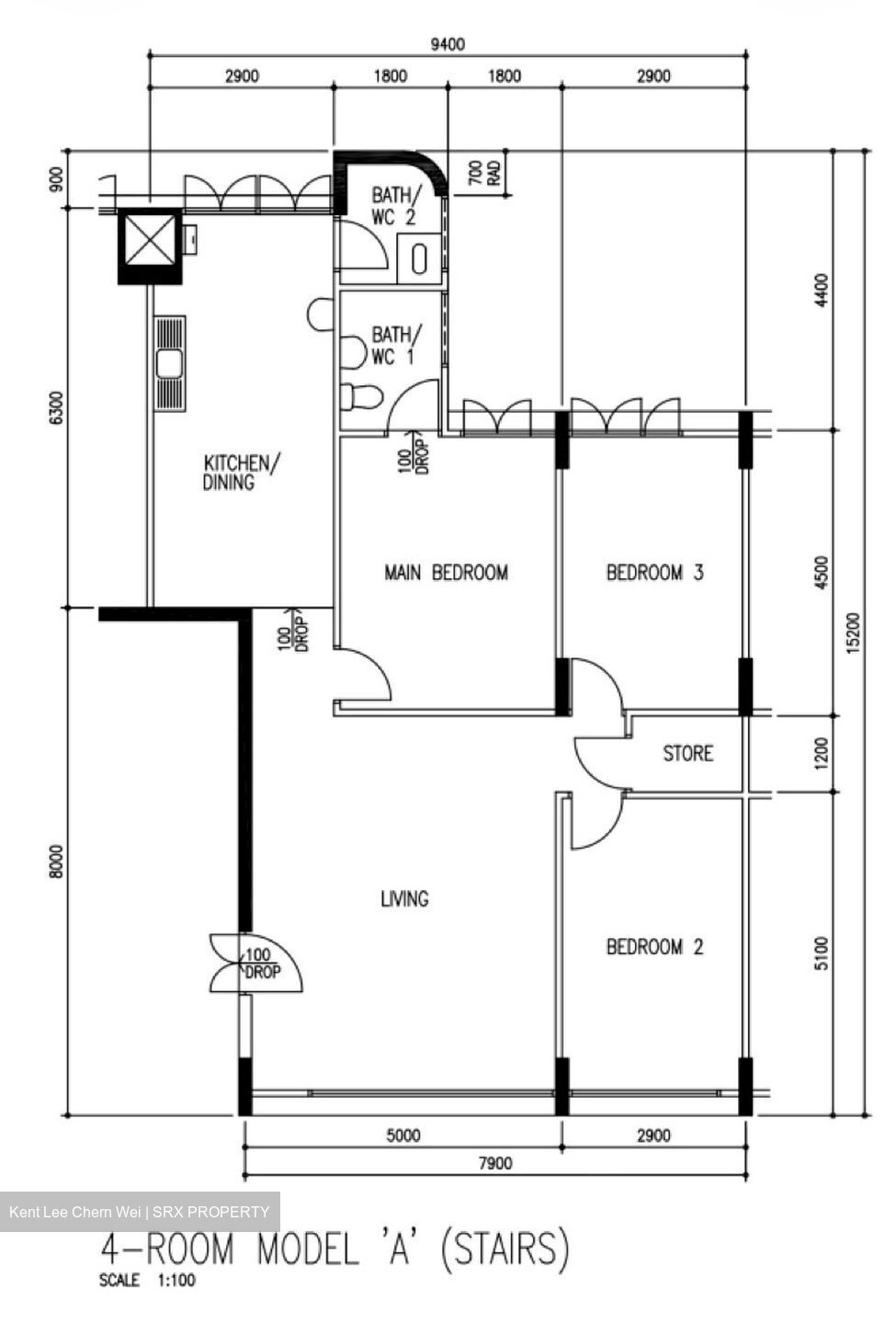 Blk 129 Lorong Ah Soo (Hougang), HDB 4 Rooms #631067991